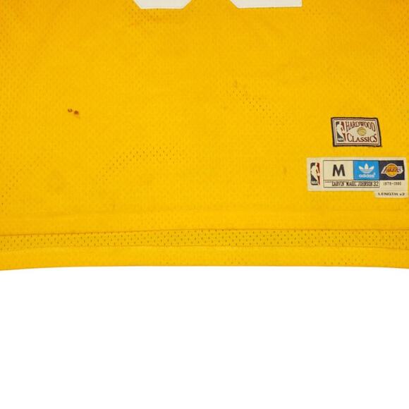 Adidas Hardwood Classics Los Angeles Lakers Magic Johnson #32 Jersey - Size M - Picture 4 of 7